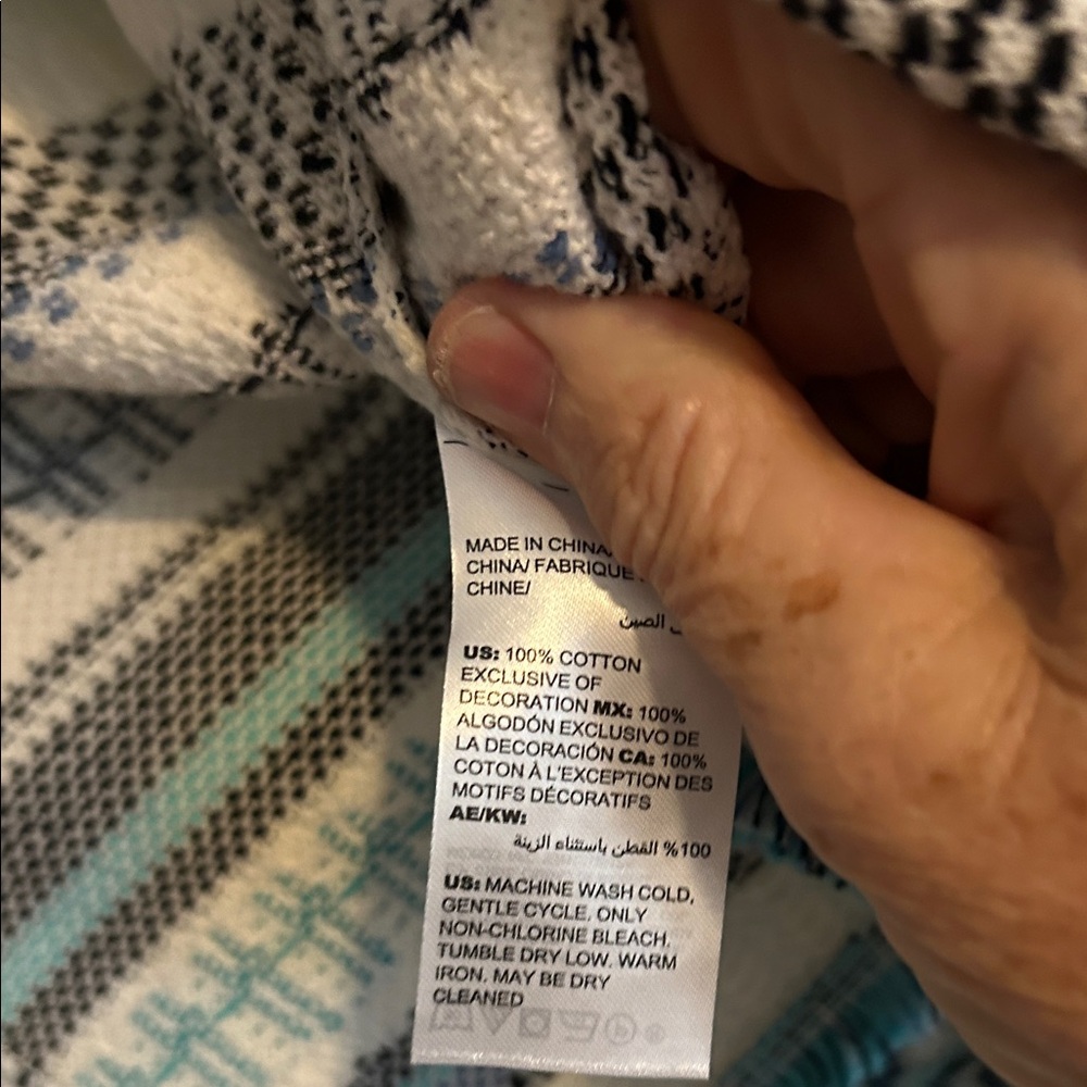 Chico's Size 2 Multicolor Striped Jacket - Picture 6 of 7